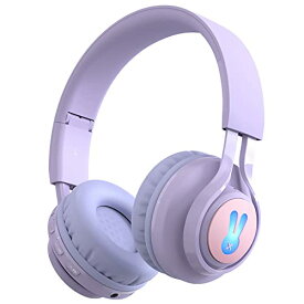 SITOAT 子供ヘッドホン Bluetoothヘッドホン 85db音量制限 聴覚保護 ワイヤレス ヘッドフォン マイク付き オンライン授業 音