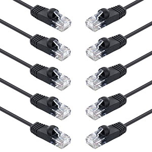 10Gtek LAN�P�[�u�� 0.2~20m�� CAT6 �C�[�T�l�b�g�P�[�u�� ��V�[���h�iUTP�j 10�{���� CAT6���� RJ45 �R�l�N