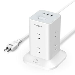 d^bv ^[ R[h 2M usb-ct 8AC 1USB-C|[g 2USB-A|[g TESSAN USB RZg