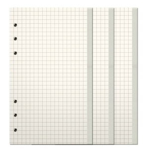 サムコス 手帳リフィル システム手帳リフィル ルーズリーフ用 バインダー用 バイブル A6サイズ 方眼 ビジネス手帳 専用リーフ リフィル用紙