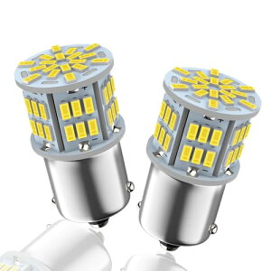 Autart 12V-24V S25 �V���O���� �z���C�g �s���p180�x �iP21W 1156 G18 BA15S) 54�A LED�o���u 3