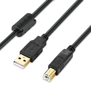 XBOHJOE USB 2.0 �v�����^�[�P�[�u��3m A�I�X-B�I�X �����b�L�R�l�N�^Type B�ɃX�L���i�[�P�[�u���A HP�A�L���m���A�u��