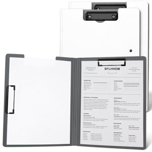 SFLHHDM クリップホルダー A4 バインダー 折りたたみ クリップボード 薄くて持ち運びやすい ファイル管理 便利 クリップファイル 発泡