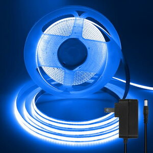 ShineBurky lede[vCg COB x Px 320LEDs/m 10iK dd12v 5m Jbg ʃe[vݒu