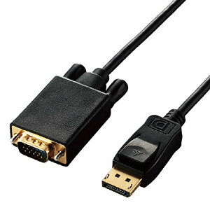 GR ϊP[u DisplayPort VGA 2.0m ubN CAC-DPVGA20BK