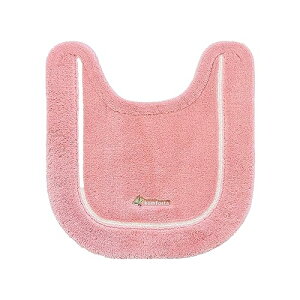 オカ(OKA) コムフォルタ6 トイレマット 約58cm×55cm ピンク (シンプル かわいい カジュアル 無地)