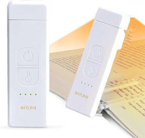 Batone �Ǐ��� �u�b�N���C�g�[�d�� �|�[�^�u�� �N���b�v�I��LED���[�f�B���O���C�g4�̐F���x�Ɩ��i�K���� ���^�őϋv�������� �{�̈��D