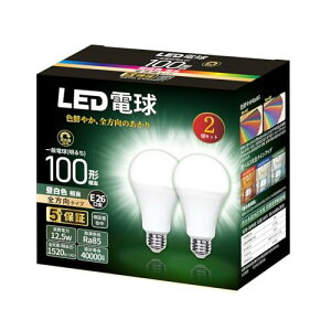 LEDd Ή E26 a26mm d100` F(12.5W) ʓdES^Cv Ή fMގ{H