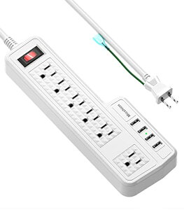 Micshion USBd^bv RZg ʃXCb` 6AC[di110-240Vj{4USB|[gi3.4A/5VjǎtpŒtb
