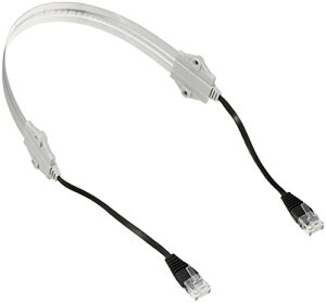 エレコム LANケーブル 0.5m 屋外対応 すきま用 アルミ強化 シルバー LD-VAPF/SV05