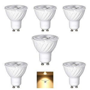 LED �X�|�b�g���C�gGU10 ���� �����FRa98+5W 50W�`�n���Q������ 400LM 3000K �d���F �����Ή� �ȃG�l PSE�F