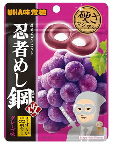 UHA味覚糖 忍者めし鋼 グレープ 45g×10袋