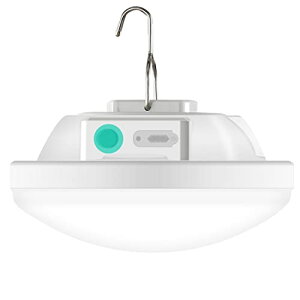 Poven LEDランタン USB充電式 キャンプランタン 超高輝度 昼白色 1500ルーメン 小型 軽量 吊り下げ マグネット式付き キャンプ