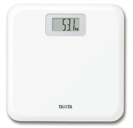 タニタ TANITA 体重計 ヘルスメーター デジタル シンプル コンパクト 乗るだけスイッチオン ホワイト HD-671-WH