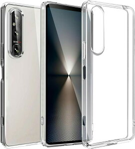 Sony Xperia 1 VII �p �X�}�[�g�t�H�� �P�[�X �N���A �^�C�v �Ռ��z�� �����ی쐫�\ TPU�G�A�N�b�V���� ���� ���h�~ ���΂ݖh�~ �w��h�~ ���􂢉\ �D�ꂽ�{�^���f�U�C�� ��ʕی� �J���������Y