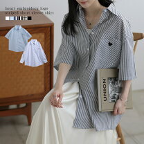 楽天市場】ハート刺繍 シャツの通販