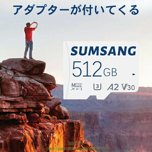 �_���ڋʏ��i�^ �������[�J�[�h sd�J�[�h MicroSD �}�C�N��SD�J�[�h �e��512GB UHS-I U3 A1 Class10 512�M�K �X�C�b�` �j���e���h�[�X�C�b�` �X�}�z microSDXC �ő�Ǎ����x100M