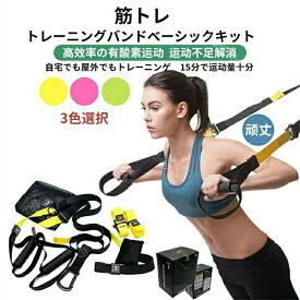 トレーニングバンド サスペンション　懸架　ベーシックキット 筋トレ 屋内屋外両用 男女兼用 学生、オフィスワーカー、フィットネス愛好家向け　頑丈　最新
