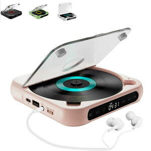 CD�v���[���[ �|�[�^�u�� CD�v���C���[ ���@�\ CD/USB/Bluetooth/AUX/CD-R/CD-RW/MP3/WMA�ȂǂɑΉ� A-B���s�[�g�Đ� CD�E�H�[�N�}�� �R���p�N�g 3.5mm�I�[�f�B�I�W���b�N���� ���y�Đ�/��w�w�K
