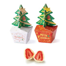 【プチギフト】Thanks tree（苺チョコ）//con1225【チョコレート・期間限定・クリスマス】※5個単位でご注文ください