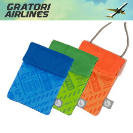 【レビュー特典あり】【送料無料】首下げポーチ GRATORI AIRLINES 2 グラトリエアラインズ2 ネックポーチ パスケース トラベルグッズ 海外旅行 トラベル 旅行用品 貴重品 セキュリティポーチ 小物入れ 収納 便利グッズ 仕分け