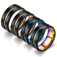 送料無料 指輪 リング メンズ 男性 オシャレ 韓国 幅8mm シンプル シルバー 合金 プレゼント ギフト