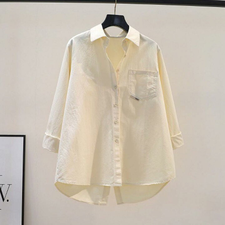 楽天市場】ブラウス レディース 長袖 シャツ バックスリット シャツ 