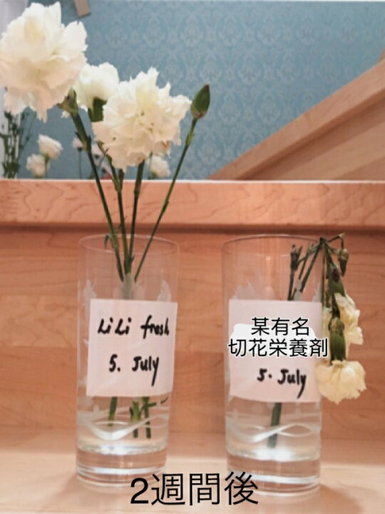 楽天市場 花瓶の水がヌルヌルしないよ 生花切り花長寿命化剤 リリフレッシュ 抗菌液体肥料 ビックリするほど長持ち 植物栄養即効性草花野菜バラガーデニング野菜も鈴なり 仏壇の花神棚の榊立て仏花樒寄せ植え生け花の病気 水替えいらず 100倍希釈50倍希釈 b 楽天市場 花瓶の水がヌルヌルしないよ 生花切り花長寿命化剤 リリフレッシュ 抗菌液体肥料 ビックリするほど長持ち 植物栄養即効性草花野菜バラガーデニング野菜も鈴なり 仏壇の花神棚の榊立て仏花樒寄せ植え生け花の病気 水替えいらず 100倍希釈50倍希釈 b