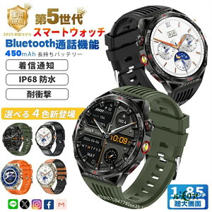 2026�N �V�^���f�� �X�}�[�g�E�H�b�` �R�p�K�i 1.85�C���`������ �����Y �ی^ �ʘb�@�\�t�� Bluetooth5.3 ���P�x�����d�� �V�C�\�� ���{�����f�B�[�X ���M/LINE�Ȃǂ̒ʒm �A���h���C�h�Ή� �X�|