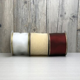 【ルナリボン】　5022　5シリーズ　太巾ワイヤーリボン　7M/巻