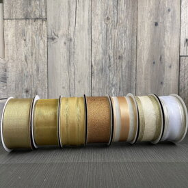 【ルナリボン】5016　5シリーズ　中巾ワイヤーリボン　7M/巻