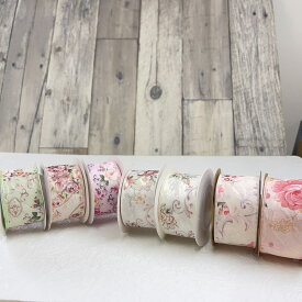 【ルナリボン】6103　フロル　中巾リボン　6103