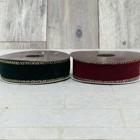 【ルナリボン】数量限定　お洒落な　ベロアリボン3222