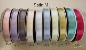 【ルナリボン】3134 サテンM　全11色　18M/Roll　少量入荷 メール便対応　お値下げしました！！