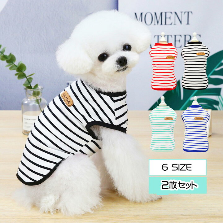 楽天市場】犬服 ドッグウエア ペット服 2枚セット 犬用Tシャツ ペット 
