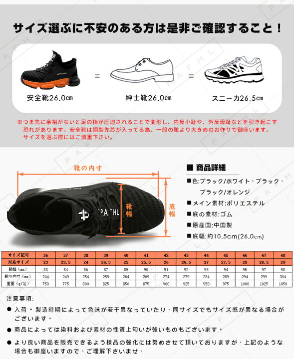 楽天市場】＼マラソン期間限定セール☆5,960⇒2,980円／PAFHL 安全靴 
