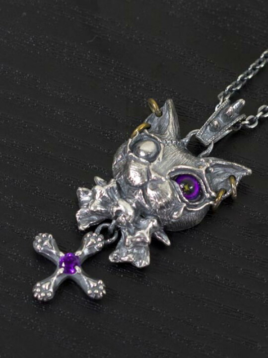 楽天市場 Anima Exists In All Creation W オメガ シルバーアクセサリー シルバー925 Silver925 アニマ ペンダント ネックレス レディース ユニセックス メンズ 猫 Lunatic Nights
