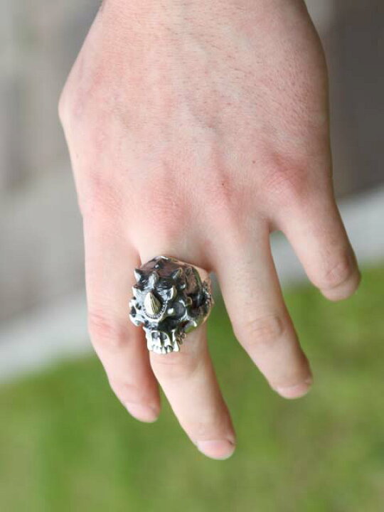 楽天市場】STRANGE FREAK DESIGNS[鬼 リング](シルバーアクセサリー 
