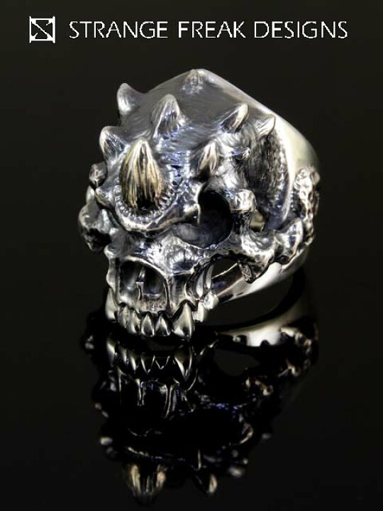 楽天市場】STRANGE FREAK DESIGNS[鬼 リング](シルバーアクセサリー 