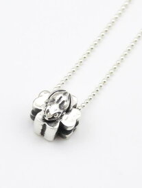 TaBoo925[四つ葉蛙ペンダント]　(シルバーアクセサリー/シルバー925/Silver925/タブー/蛙/カエル/かえる/ネックレス/ペンダント/メンズ/レディース/ユニセックス/四葉)a