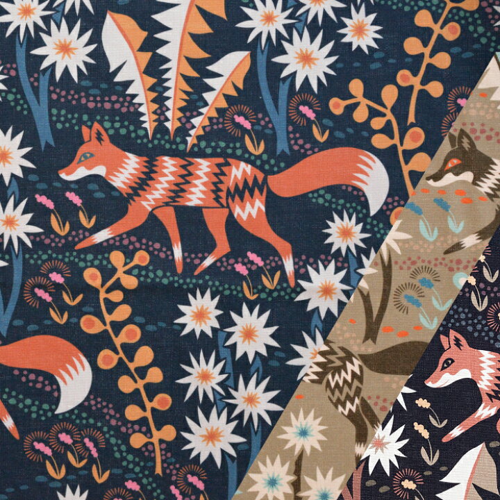 楽天市場 北欧生地 アルビッドソンズ テキスタイルarvidssons Textil Stjarnspeja フランスペイヤ 10cm単位スターダスト 動物柄 スウェーデン 北欧デザイン ハンドメイド 生地 はかり売り かわいい きつね キツネ 植物柄 北欧生地雑貨lune Deau楽天市場店