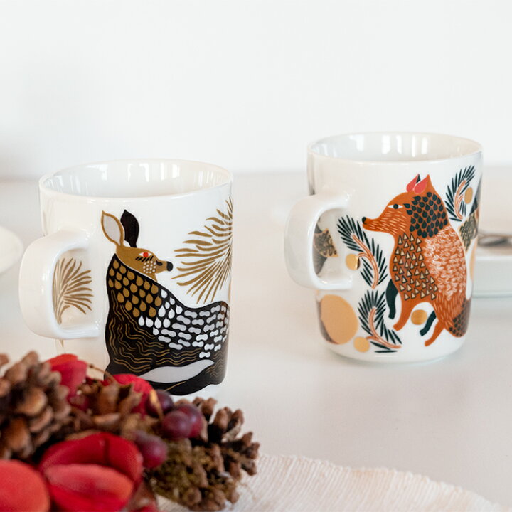 楽天市場】ボックス入り!marimekko マリメッコ ペアマグカップ 