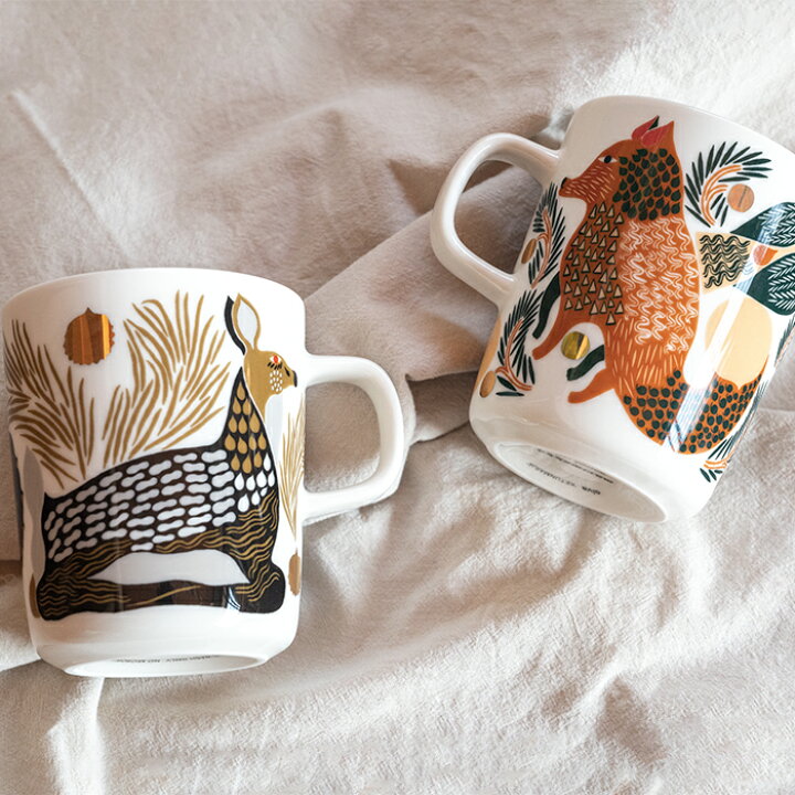 楽天市場】ボックス入り!marimekko マリメッコ ペアマグカップ 