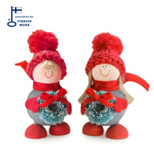 kIuWF Kewin PEB Sirkka Tonttu ggD Christmas wreath Boy and Girl [X 1Pʂł̔̔