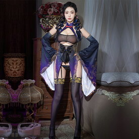 【1000円OFFクーポンあり】SENMHS キョンシー コスプレ 仮装 中国 ゾンビ ホラー セクシー チャイナ ランジェリーコスチューム 下着 小悪魔 コスプレ