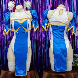 【即納】SENMHSセクシー コスプレ メイド メイド服 チャイナ チャイナドレス 下着 萌え フリル 可愛い ドレス ミニ コスチューム ハロウィン レディース ワンサイズ ブルー