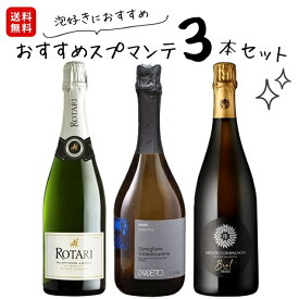 【ワインセット】スパークリング 飲み比べセット イタリア 750ml 3本セット　フランチャコルタ / プロセッコ / ロータリ