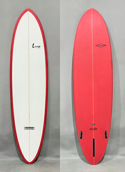 楽天市場】LUNGE KITE ミッドレングスサーフボード EPS レッド ファン  