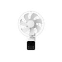 SKJAPAN 壁掛け扇風機 SKJ-KT30WDC-W DCモーター 上下+左右自動首振 フルリモコン 風量5段階 オフタイマー 30cm 7枚羽根 フラットガード ホワイト サーキュレーター ファン エスケイジャパン