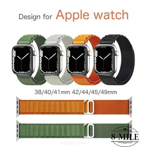 �y�������� �z Apple Watch10 Applewatch Ultra �o���h �A���p�C�����[�v Apple Watch9/8/7/SE �o���h G���t�b�N 45mm 49mm Series 8/7�����o���h �i�C�����o��